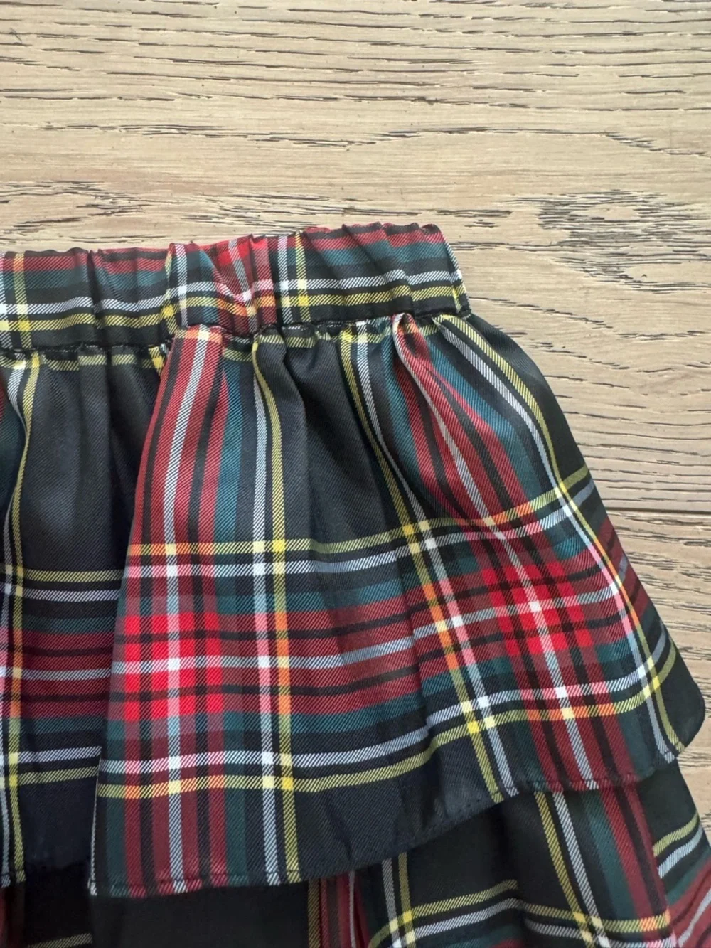 J.Crew Crewcuts Girls' tiered skirt in Stewart tartan Xl